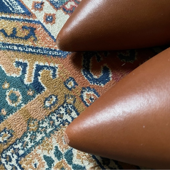 J. Crew Pointed-toe Sadie boots in leather in Warm Sepia - Picture 4 of 7